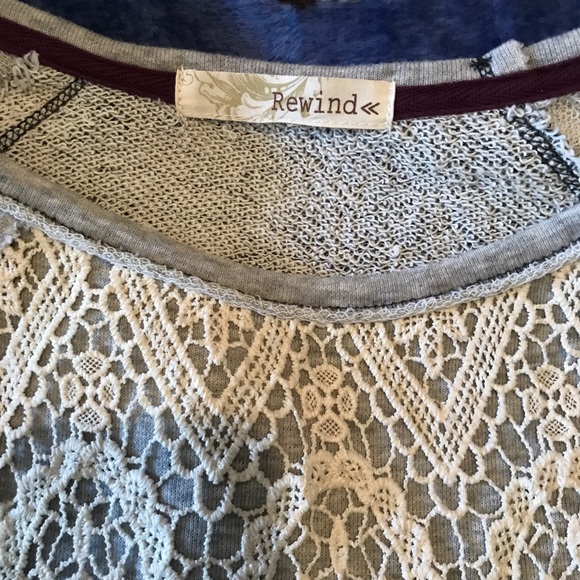 Long Sleeve Lace Sweater - Picture 2 of 3